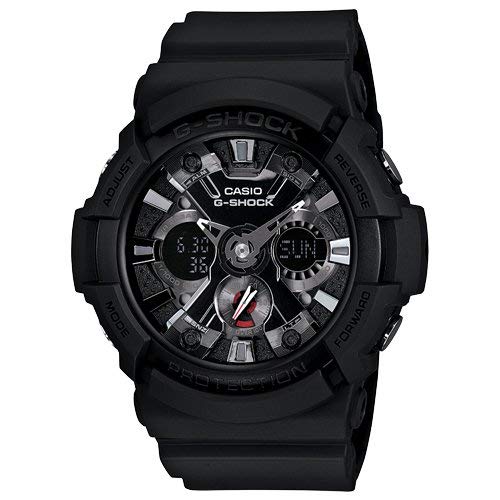 Casio G-Shock Analog-Digital-Digital Black Dial Men's Watch - GA-201-1ADR (G362)