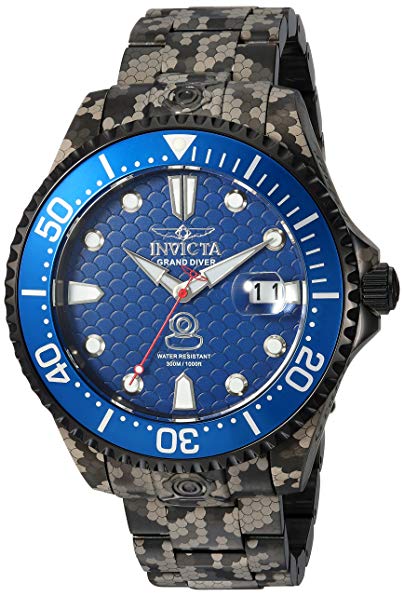 Invicta Men's 'Pro Diver' Automatic Stainless Steel Diving Watch, Color:Black (Model: 24421)
