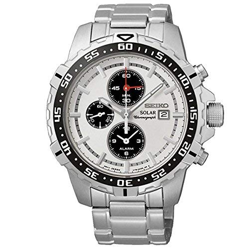 Seiko Men's SSC297P1 Solar White Watch