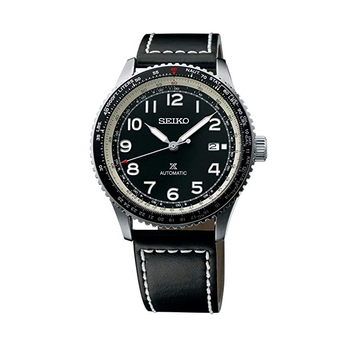 SEIKO Prospex SKY Navitimer Automatic Pilot Watch Black SRPB61K1