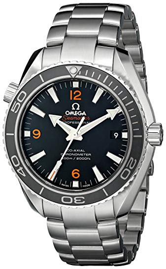 Omega Men's 232.30.42.21.01.003 Planet Ocean Analog Automatic Self Wind Black Dial Watch