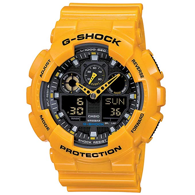 Casio G-Shock Analog-Digital Black Dial Men's Watch - GA-100A-9ADR (G273)