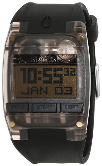 Nixon Men's Comp A408001 Black Silicone Quartz Watch