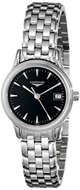 Longines Flagship Black Dial Stainless Steel Mens Watch L47164526