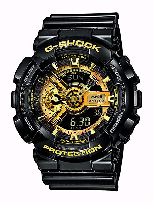 Casio Men's Watch Ga-110Gb-1 BLACK AND GOLD LIMITED EDITION