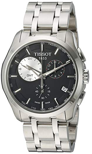 Tissot Men's T035.439.11.051.00 Black Dial Couturier Watch
