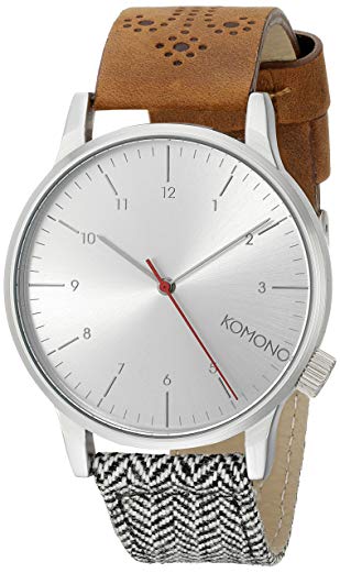 KOMONO Unisex KOM-W2201 Winston Galore Series Analog Display Japanese Quartz Multi-Color Watch