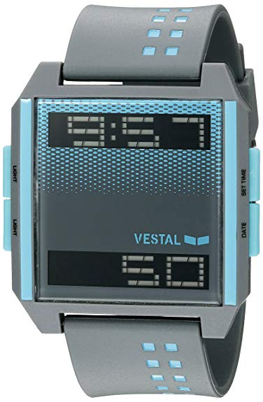 Vestal Unisex DIG037 Digichord Digital Display Quartz Grey Watch