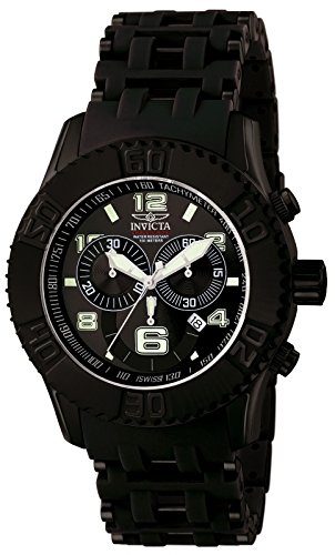 Invicta Men's 6713 Sea Spider Collection Chronograph Black Ion-Plated Stainless Steel Watch
