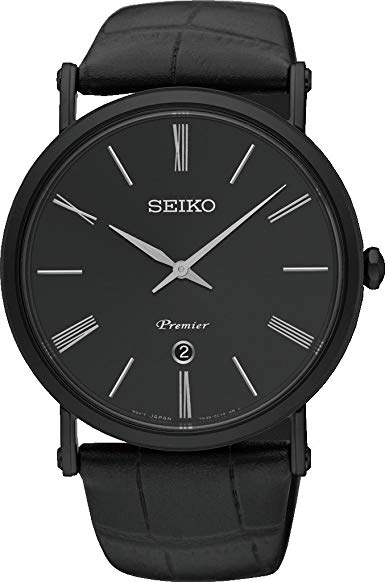 Seiko Premier SKP401P1 Mens Wristwatch Flat & light