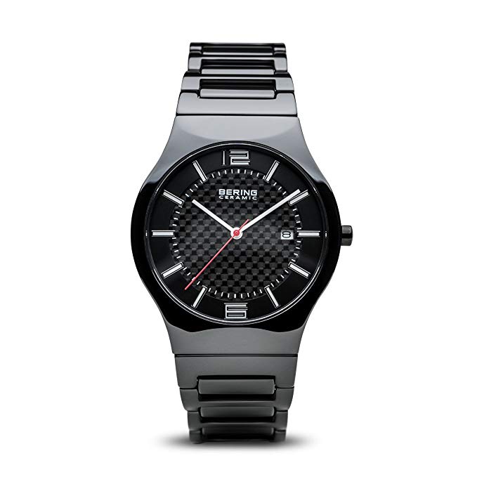 BERING Time 31739-749 Mens Ceramic Collection Watch with Ceramic Band and scratch resistant sapphire crystal. Designed in Denmark.