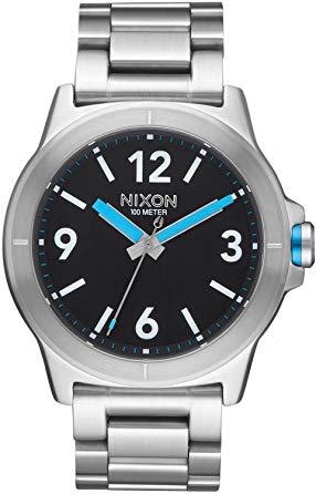 Nixon Men's Cardiff Black/Blue Watch