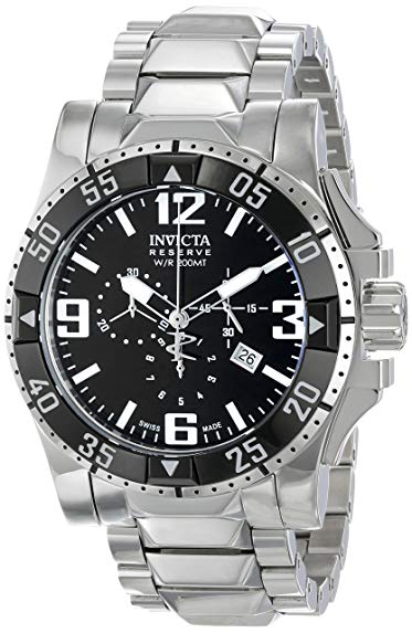 Invicta Men's 80607 Excursion Analog Display Swiss Quartz Silver Watch
