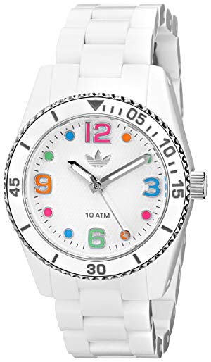 adidas Unisex ADH2941 Brisbane White Watch with Silicone Strap