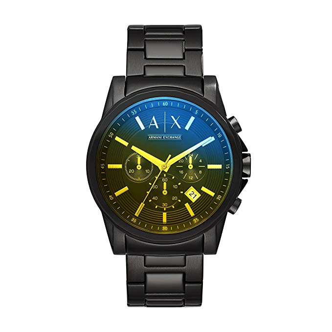 Armani Exchange Men's Black Stainless Steel Watch AX2513