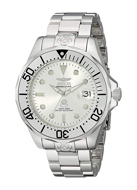 Invicta Men's 13937 Pro Diver Automatic Silver Dial Stainless Steel Watch