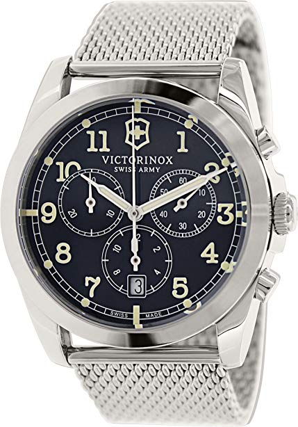 Victorinox Swiss Army Men's 241589 Silver-Tone Stainless Steel Watch