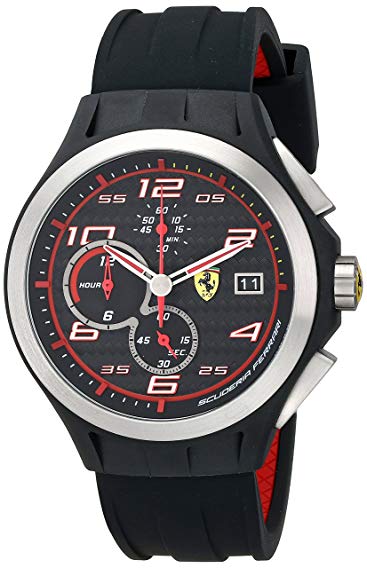 Ferrari Men's 0830015 Lap Time Analog Display Quartz Blue Watch