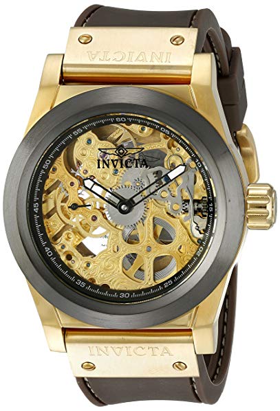 Invicta Men's 80096 Corduba Analog Display Mechanical Hand Wind Brown Watch