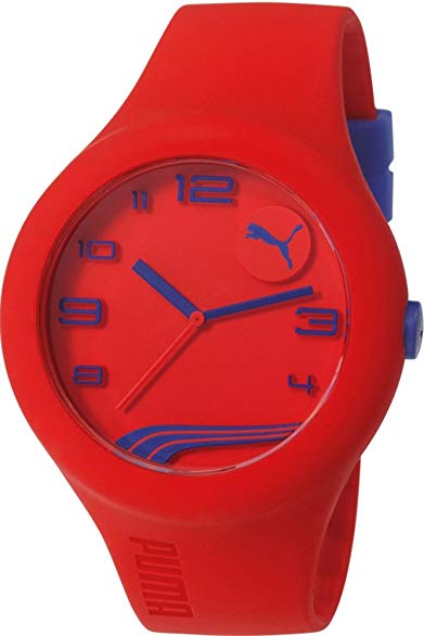 Puma PU103211022 Men's Form XL Red Silicone Watch