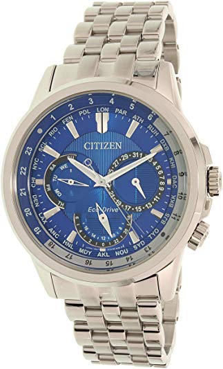 Men's Citizen Eco-Drive Calendrier World Time Watch BU2021-69L