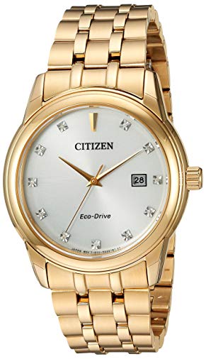 Citizen Men's Eco-Drive Watch With Diamond Accents