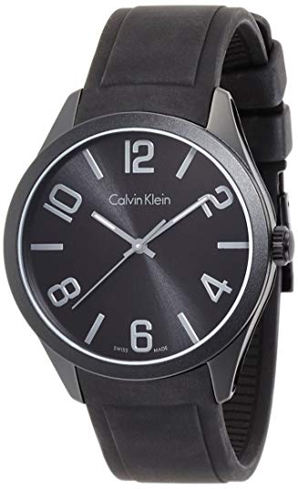 Calvin Klein Silicone Mens Watch K5E514B1