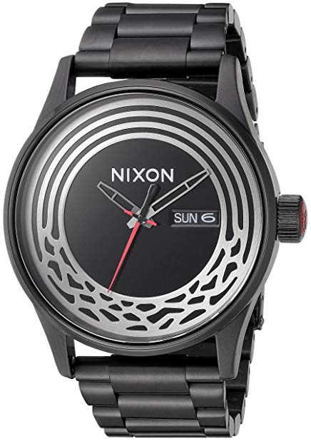 Nixon Men's 'Star Wars Kylo' Quartz Stainless Steel Casual Watch, Color Black (Model: A356SW2444-00)