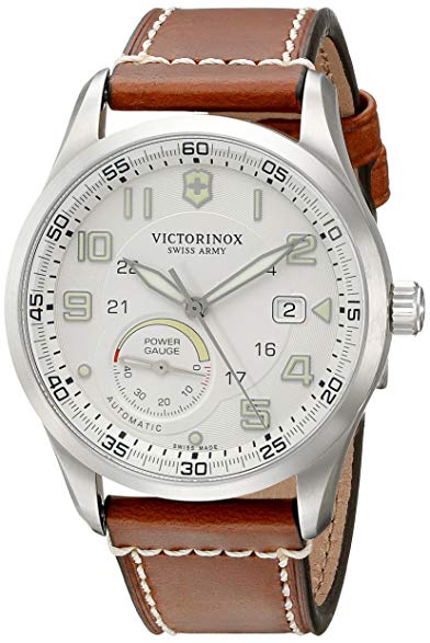 Victorinox Men's 241576 AirBoss Analog Display Swiss Automatic Brown Watch
