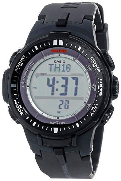 Timex Men's T49851 Expedition Vibration Alarm Black Resin Strap Watch ...